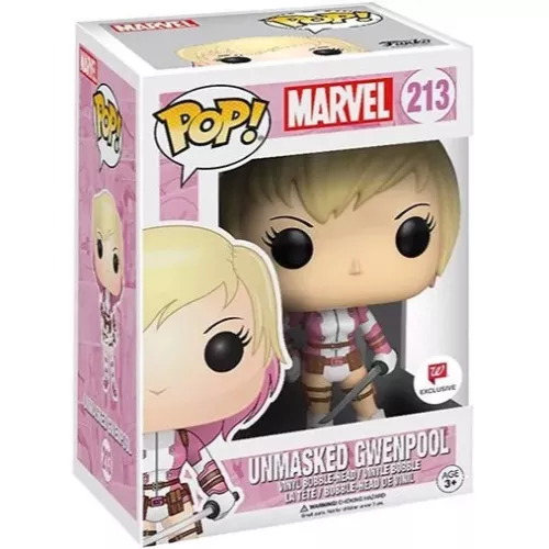 Funko Pop! Unmasked Gwenpool #213 Marvel Vinyl Figure Box