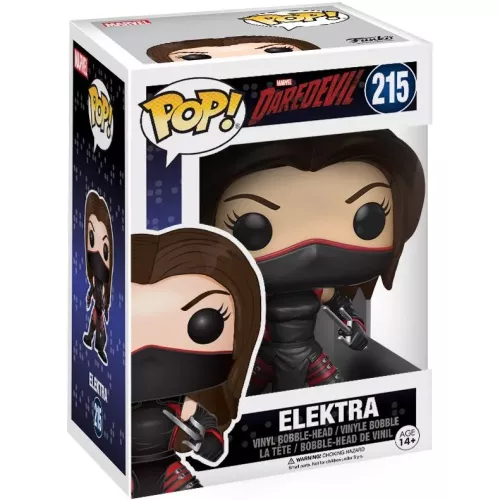 Funko Pop! Elektra #215 Marvel Daredevil Vinyl Figure Box