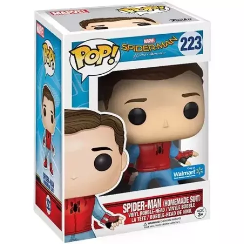 Funko Pop! Spider-Man (Homemade Suit) #223 Unmasked Box
