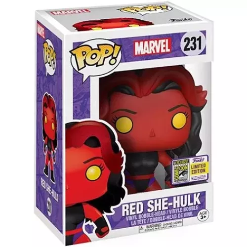 Funko Pop! Red She-Hulk #231 Marvel Vinyl Figure Box