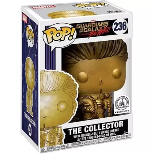 Funko Pop! The Collector #236 Statue Gold Marvel Guardians of the Galaxy Mission Breakout! Box