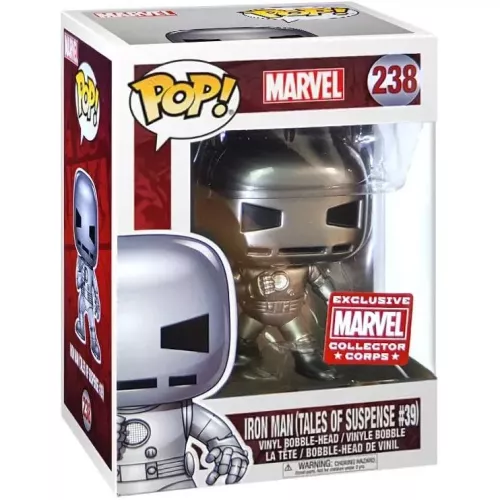 Funko Pop! Iron Man (Tales of Suspense #39) #238 Marvel Box
