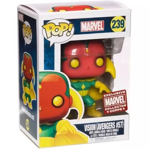 Funko Pop! Vision (Avengers #57) #239 Marvel Vinyl Figure Box