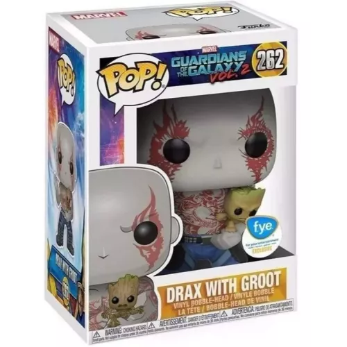 Funko Pop! Drax with Groot #262 Marvel Guardians of the Galaxy Vol. 2 Box