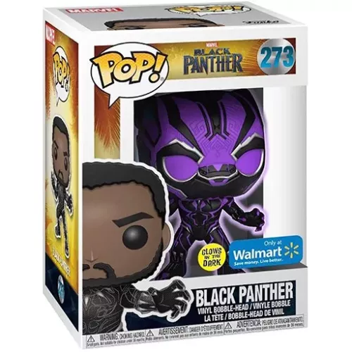 Funko Pop! Black Panther #273 Purple Glows in the Dark Box