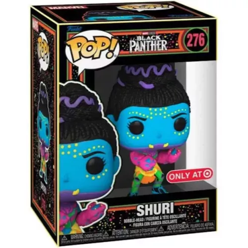 Funko Pop! Shuri #276 Blacklight Marvel Studios Black Panther Box