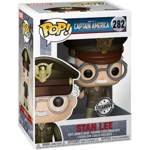 Funko Pop! Stan Lee #282 Marvel Studios Captain America The First Avenger Box