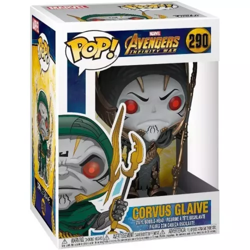 Funko Pop! Corvus Glaive #290 Marvel Avengers Infinity War Box