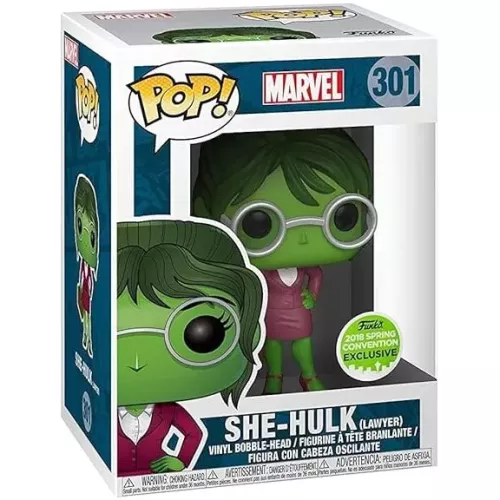 Funko Pop! She-Hulk (Lawyer) #301 Marvel Vinyl Figure Box