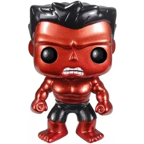 Funko Pop! Red Hulk #31 Metallic Marvel Vinyl Figure
