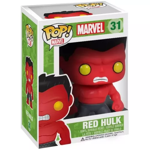 Funko Pop! Red Hulk #31 Marvel Vinyl Figure Box