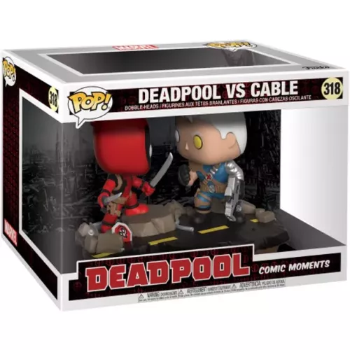 Funko Pop! Deadpool vs Cable #318 Marvel Vinyl Figure Box