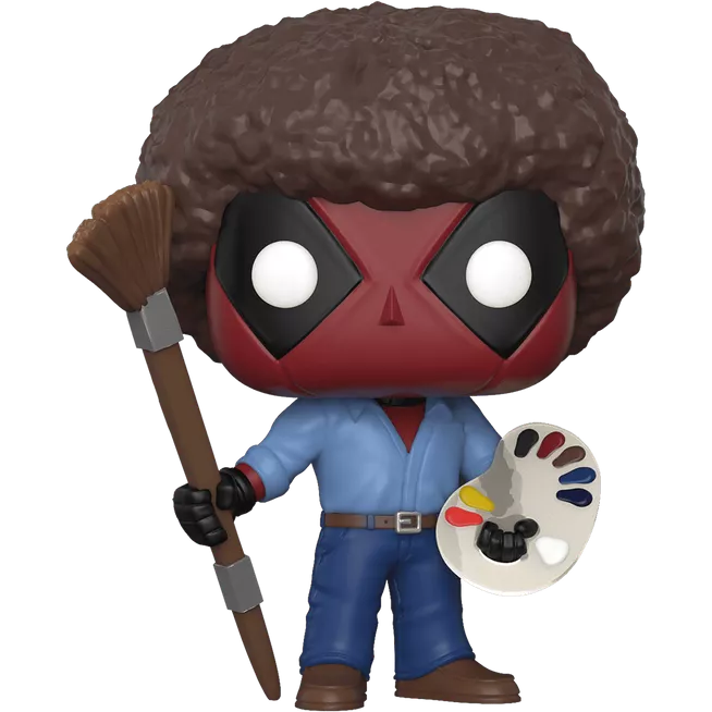 Deadpool as Bob Ross