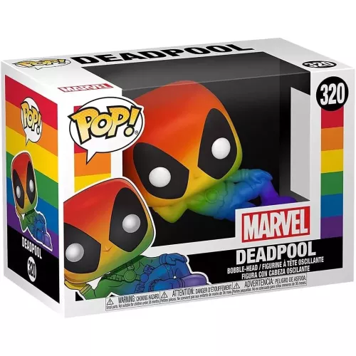 Funko Pop! Deadpool #320 Pride Marvel Vinyl Figure Box