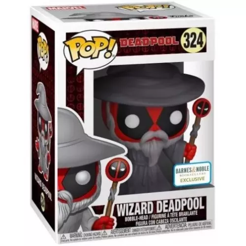 Funko Pop! Wizard Deadpool #324 Marvel Vinyl Figure Box