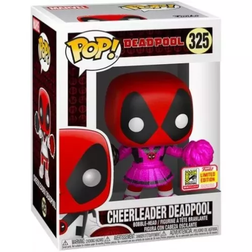 Funko Pop! Cheerleader Deadpool #325 Pink Marvel Vinyl Figure Box