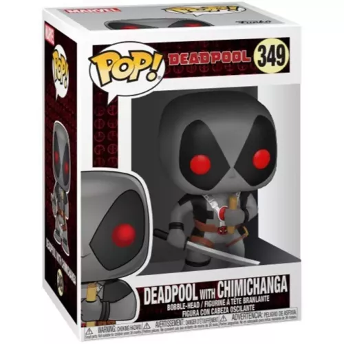 Funko Pop! Deadpool with Chimichanga #349 Marvel Vinyl Figure Box