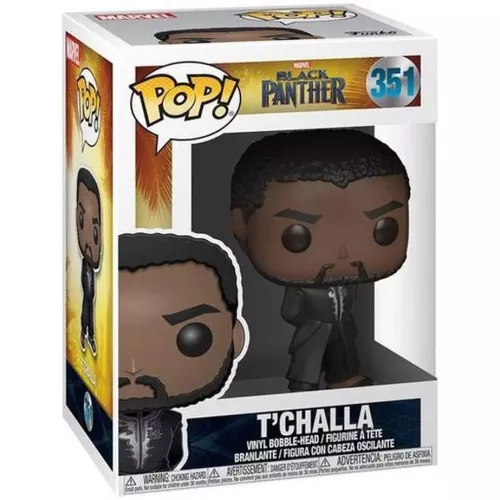 Funko Pop! T'Challa #351 Black Robes Marvel Black Panther Box