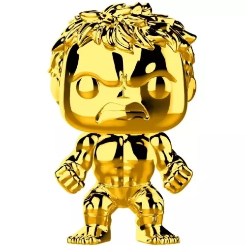 Funko Pop! Hulk #379 Gold Chrome Marvel Stud10s The First Ten Years