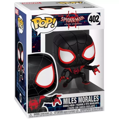 Funko Pop! Miles Morales #402 Spider-Man Into the Spider-Verse Box