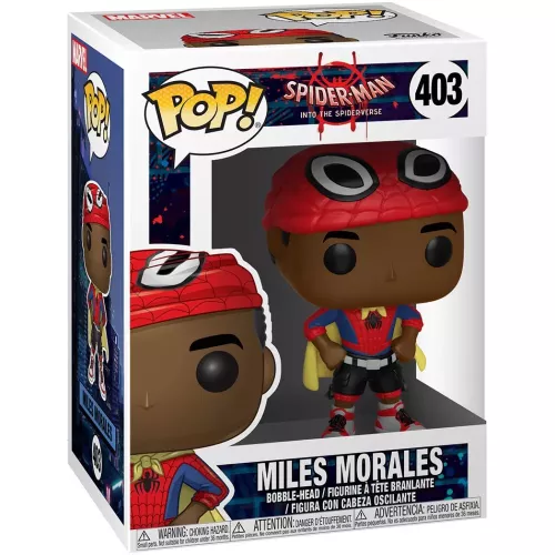 Funko Pop! Miles Morales #403 Spider-Man Into the Spider-Verse Box