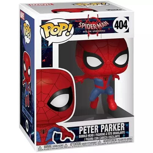 Funko Pop! Peter Parker #404 Spider-Man Into the Spider-Verse Box