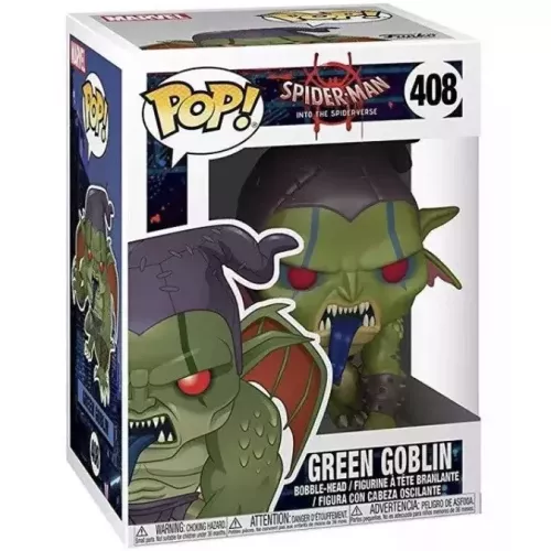 Funko Pop! Green Goblin #408 Spider-Man Into the Spider-Verse Box
