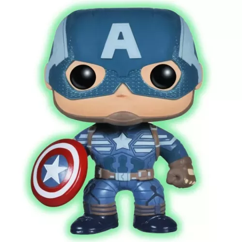 Funko Pop! Captain America #41 Glows in the Dark Marvel Captain America The Winter Soldier