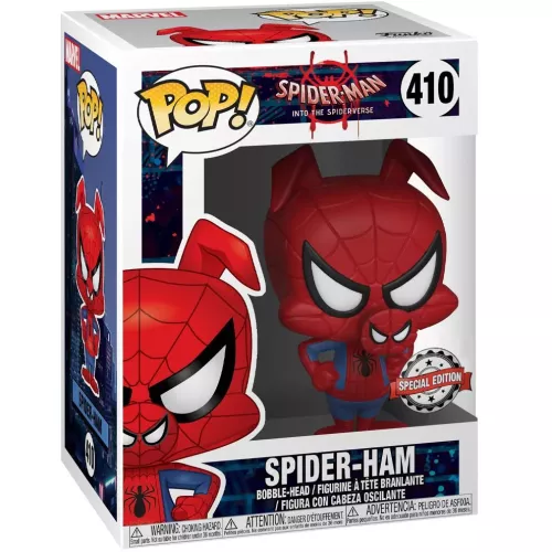 Funko Pop! Spider-Ham #410 Spider-Man Into the Spider-Verse Box