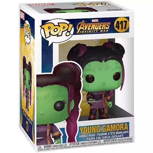 Funko Pop! Young Gamora #417 Marvel Avengers Infinity War Box