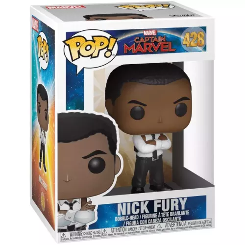 Funko Pop! Nick Fury #428 Marvel Captain Marvel Vinyl Figure Box