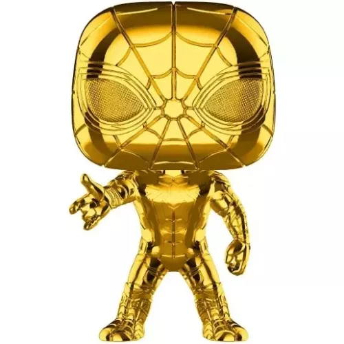 Funko Pop! Iron Spider #440 Gold Chrome Marvel Stud10s The First Ten Years
