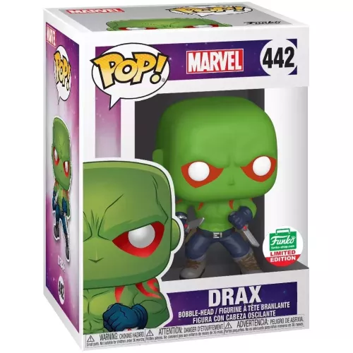Funko Pop! Drax #442 Marvel Vinyl Figure Box