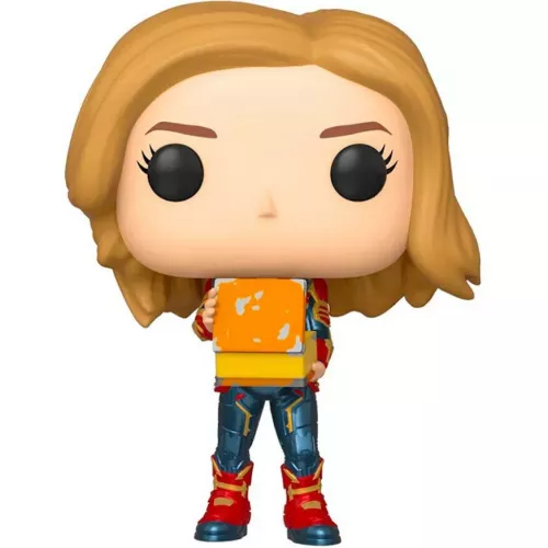 Funko Pop! Captain Marvel #444 with Tesseract Glows in the Dark