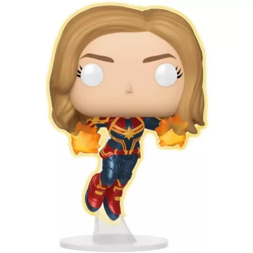 Funko Pop! Captain Marvel #446 Unmasked Flying Glows in the Dark