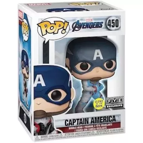 Funko Pop! Captain America #450 Quantum Realm Suit Box