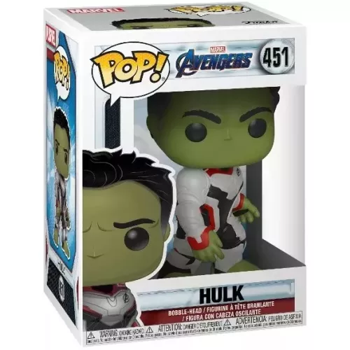 Funko Pop! Hulk #451 Quantum Realm Suit Marvel Avengers Box