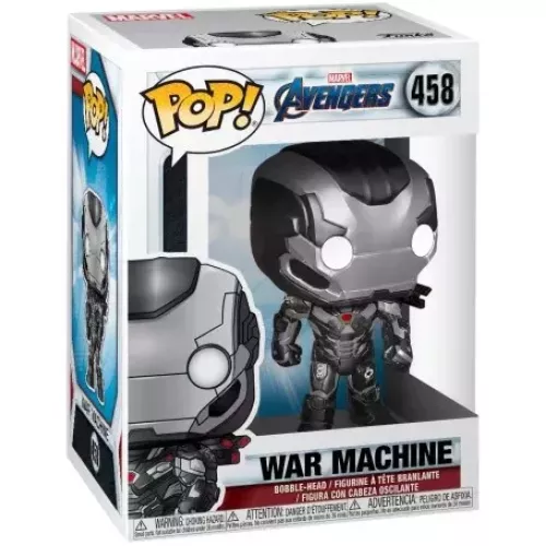 Funko Pop! War Machine #458 Marvel Avengers Vinyl Figure Box