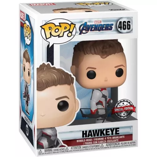 Funko Pop! Hawkeye #466 Quantum Realm Suit Marvel Avengers Box