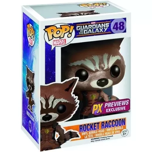 Funko Pop! Rocket Raccoon #48 Ravagers Uniform Marvel Guardians of the Galaxy Box
