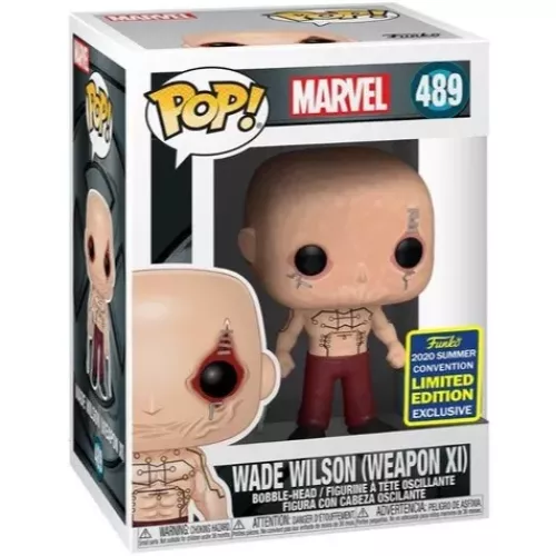 Funko Pop! Wade Wilson (Weapon XI) #489 Marvel Vinyl Figure Box