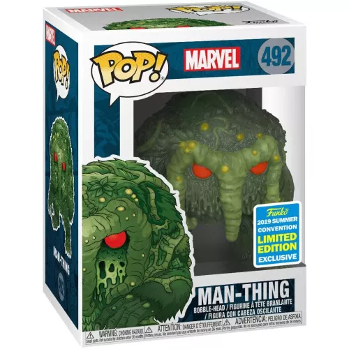 Funko Pop! Man-Thing #492 Marvel Vinyl Figure Box