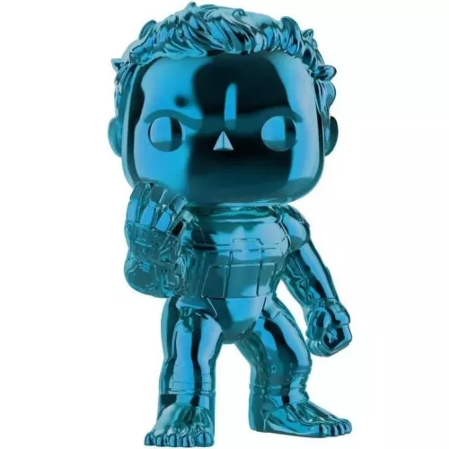Funko Pop! Hulk #499 Blue Chrome Marvel Avengers Endgame