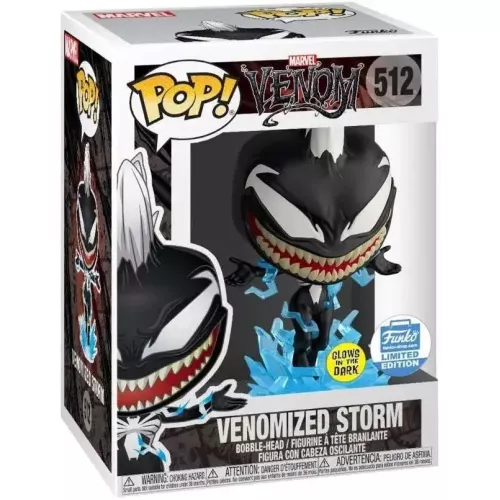 Funko Pop! Venomized Storm #512 Glows in the Dark Marvel Venom Box