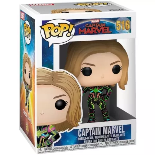Funko Pop! Captain Marvel #516 Marvel Captain Marvel Box