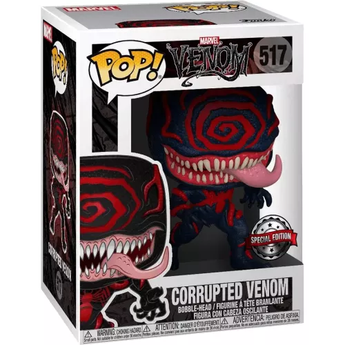 Funko Pop! Corrupted Venom #517 Marvel Venom Vinyl Figure Box