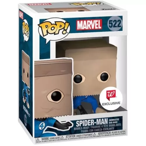 Funko Pop! Spider-Man (Bombastic Bag-Man) #522 Marvel Box