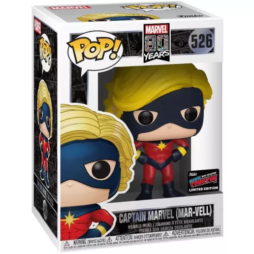 Funko Pop! Captain Marvel (Mar-Vell) #526 Marvel 80 Years Box
