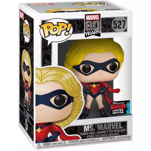 Funko Pop! Ms. Marvel #527 Marvel 80 Years Vinyl Figure Box