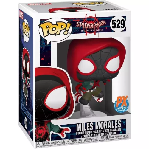 Funko Pop! Miles Morales #529 Spider-Man Into the Spider-Verse Box